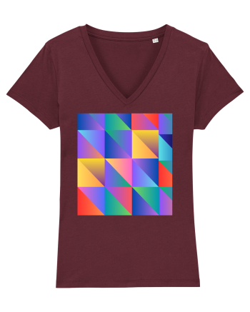 Abstract  Burgundy