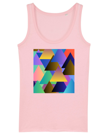 Abstract  Cotton Pink