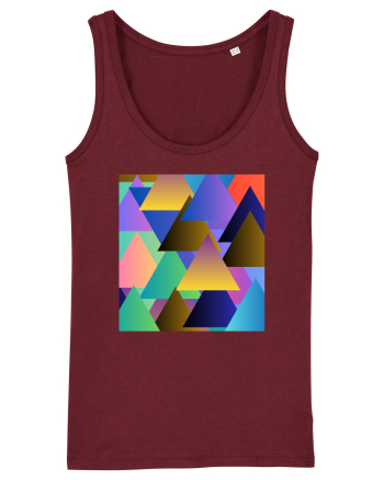 Abstract  Burgundy
