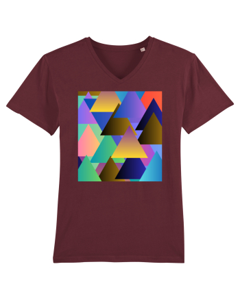 Abstract  Burgundy