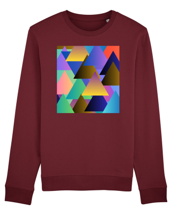 Abstract  Burgundy