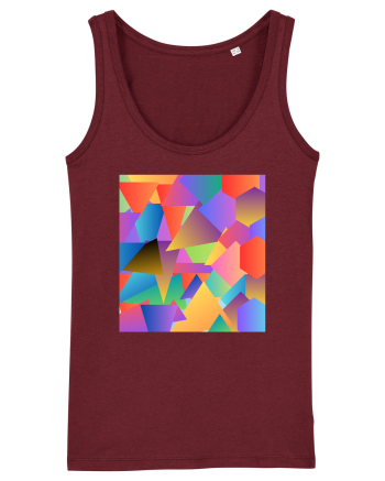 Abstract  Burgundy