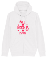 All i need is love Hanorac cu fermoar Unisex Connector