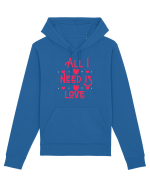 All i need is love Hanorac Unisex Drummer