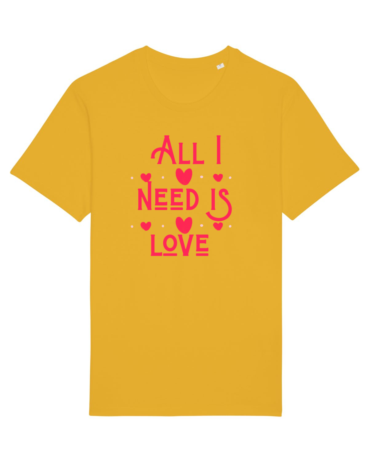 Tricou mânecă scurtă Unisex Rocker Spectra Yellow
