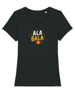 ALA BALA PORTOCALA - jocurile copilariei Tricou mânecă scurtă guler larg fitted Damă Expresser