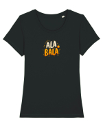 ALA BALA PORTOCALA  2 - jocurile copilariei Tricou mânecă scurtă guler larg fitted Damă Expresser