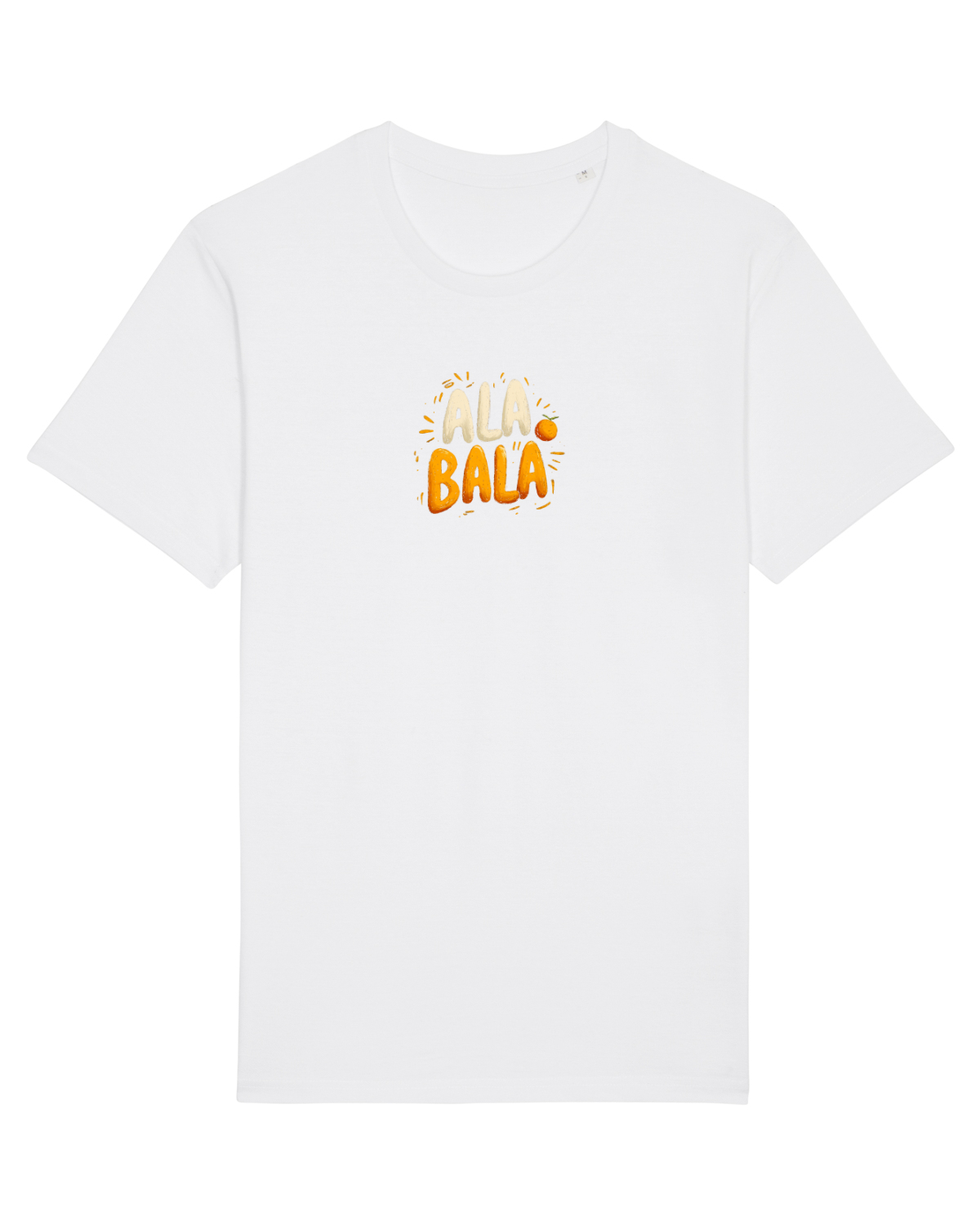Tricou mânecă scurtă Unisex Rocker White