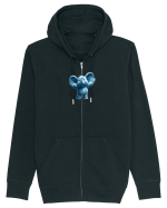 ELEFANT DRAGALAS SIMPATIC Hanorac cu fermoar Unisex Connector
