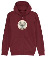 ELEFANT DRAGALAS SIMPATIC 2 Hanorac cu fermoar Unisex Connector