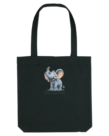 ELEFANT DRAGALAS SIMPATIC  When you face what you fear most Black