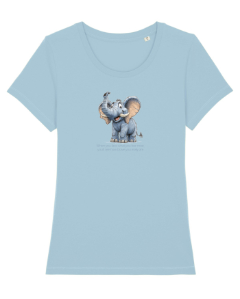 ELEFANT DRAGALAS SIMPATIC  When you face what you fear most Sky Blue