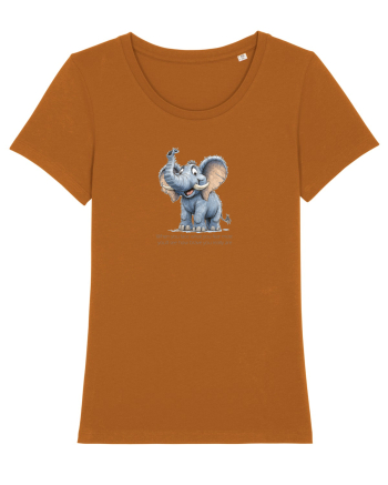 ELEFANT DRAGALAS SIMPATIC  When you face what you fear most Roasted Orange
