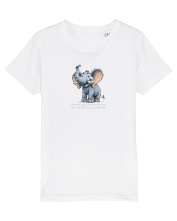 ELEFANT DRAGALAS SIMPATIC  When you face what you fear most White