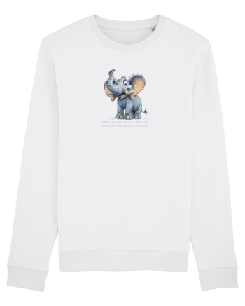 ELEFANT DRAGALAS SIMPATIC  When you face what you fear most White