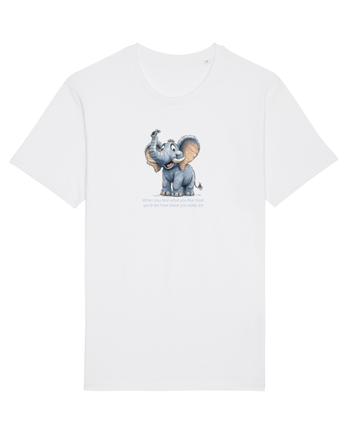 Tricou mânecă scurtă Unisex Rocker White