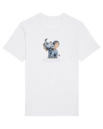 ELEFANT DRAGALAS SIMPATIC  When you face what you fear most White