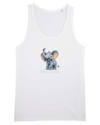 ELEFANT DRAGALAS SIMPATIC  When you face what you fear most White