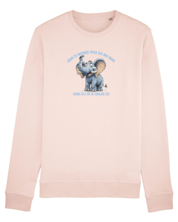 CAND ITI INFRUNTI FRICA CEA MAI MARE - AFLI CAT DE CURAJOS ESTI elefant Candy Pink