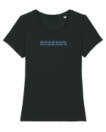  When you face what you fear most you`ll see how brave you are Tricou mânecă scurtă guler larg fitted Damă Expresser