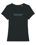 CAND ITI INFRUNTI FRICA CEA MAI MARE - AFLI CAT DE CURAJOS ESTI elefant Tricou mânecă scurtă guler larg fitted Damă Expresser