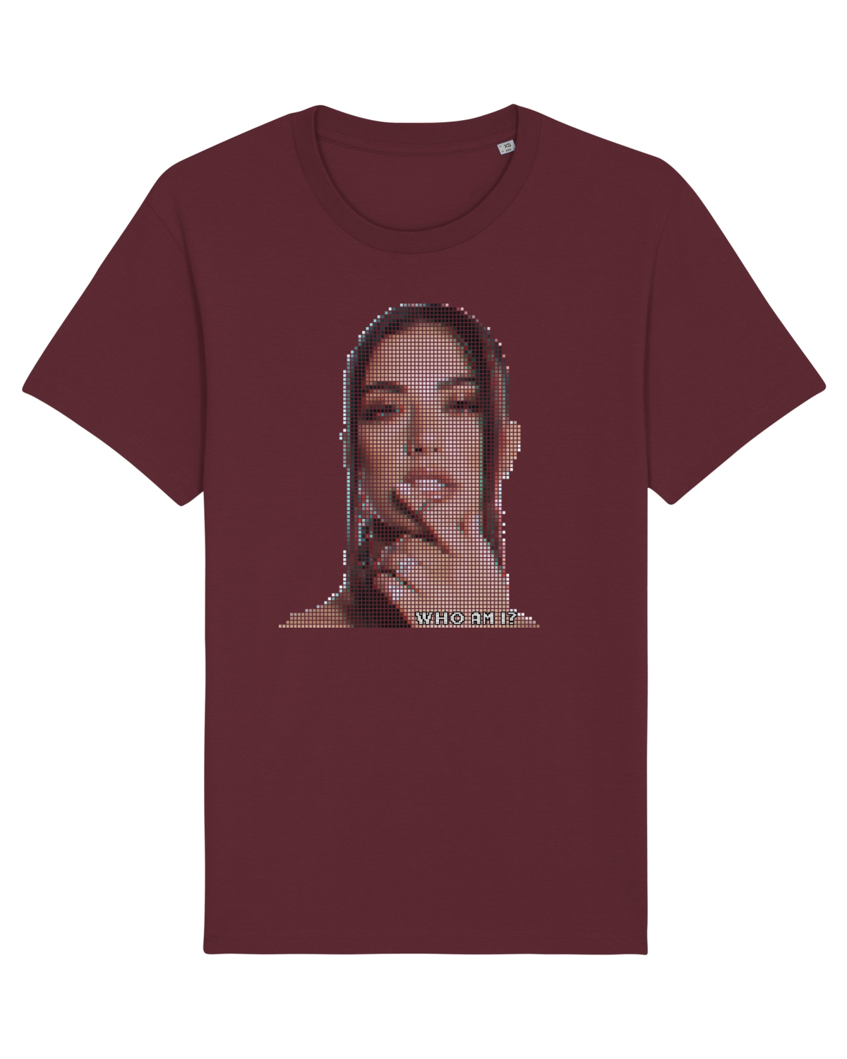 Tricou mânecă scurtă Unisex Rocker Burgundy