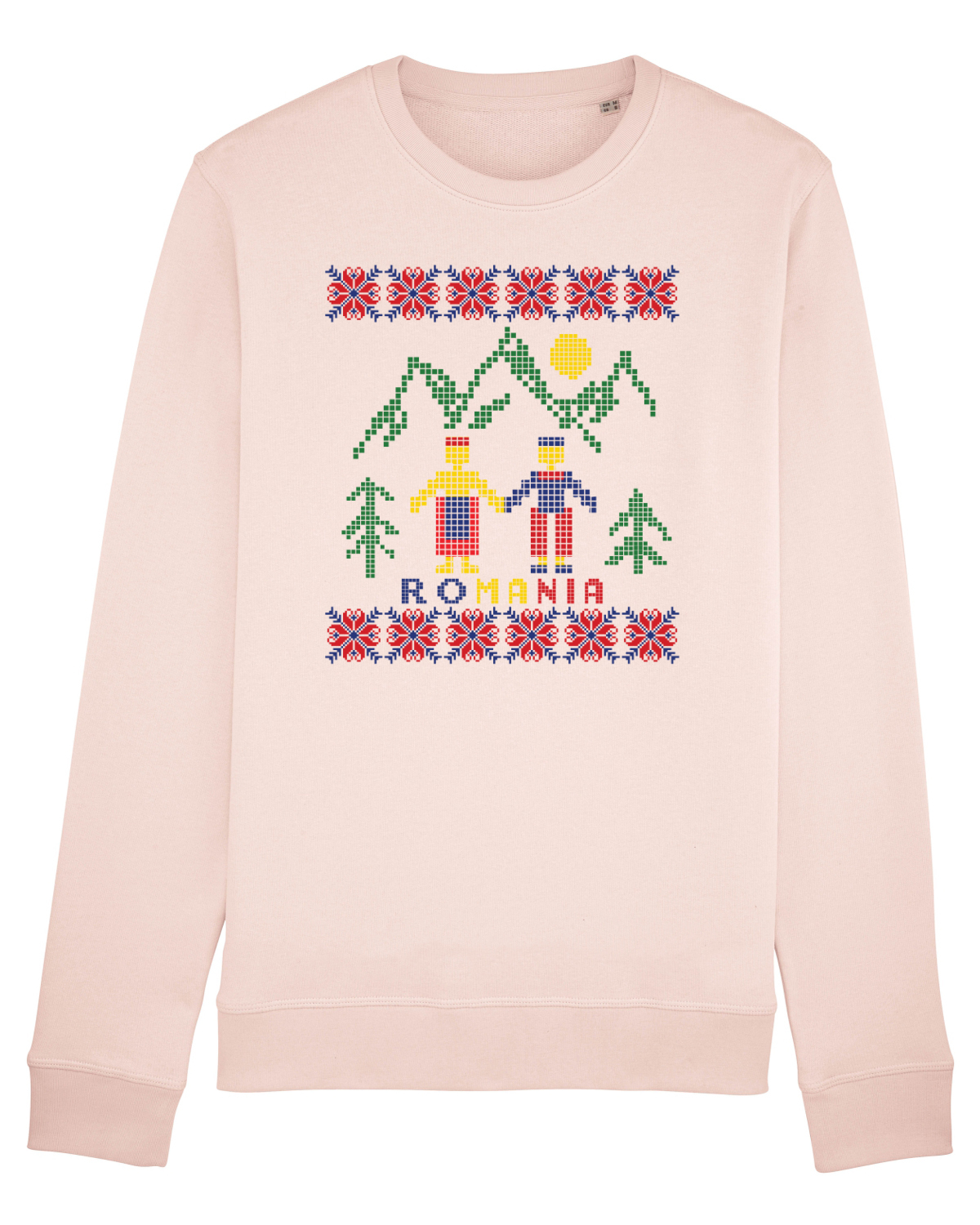 Bluză mânecă lungă Unisex Rise Candy Pink