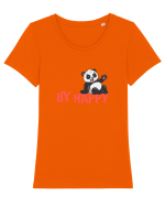 By happy  Tricou mânecă scurtă guler larg fitted Damă Expresser