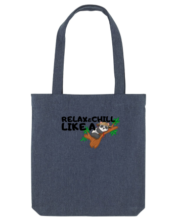 Relax&,chill like a panda Midnight Blue