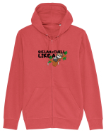 Relax&,chill like a panda Hanorac cu fermoar Unisex Connector