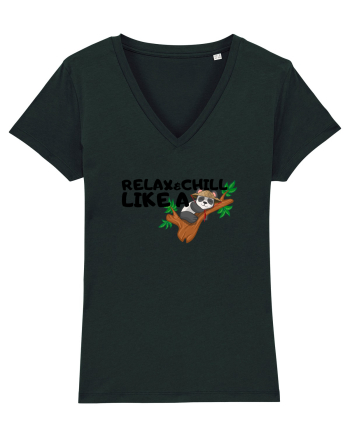 Relax&,chill like a panda Black