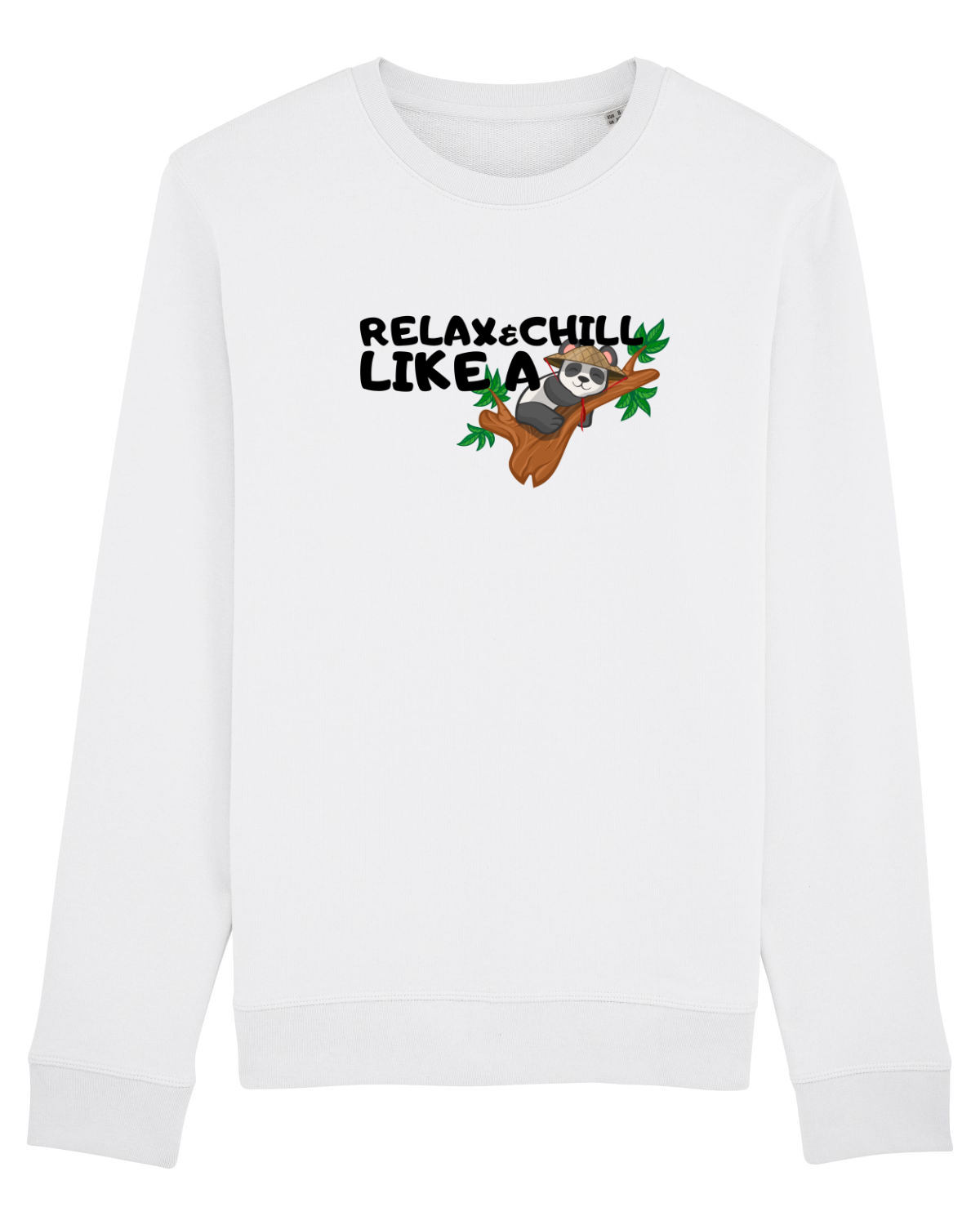Bluză mânecă lungă Unisex Rise White