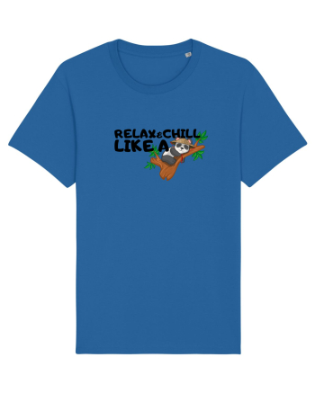 Relax&,chill like a panda Royal Blue