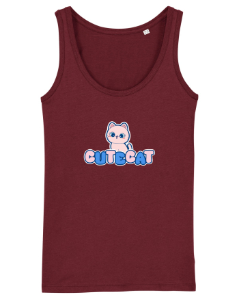 Cute cat Burgundy