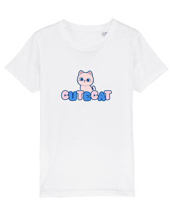 Cute cat White