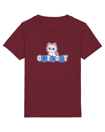 Cute cat Burgundy