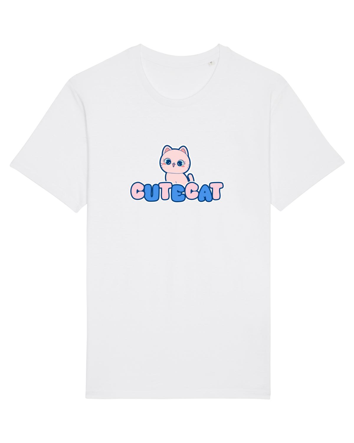 Tricou mânecă scurtă Unisex Rocker White