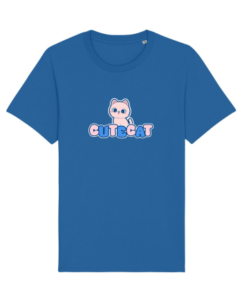 Cute cat Royal Blue