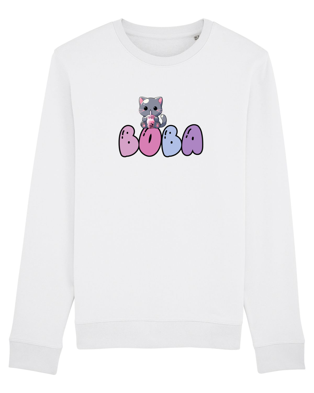 Bluză mânecă lungă Unisex Rise White