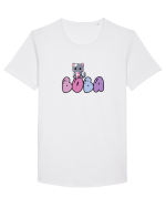 Boba Tricou mânecă scurtă guler larg Bărbat Skater