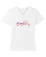 California  Tricou mânecă scurtă guler V Bărbat Presenter