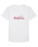 California  Tricou mânecă scurtă guler larg Bărbat Skater