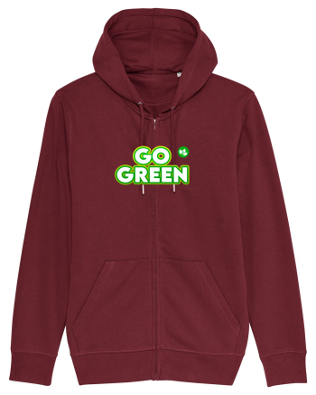 Go green  Burgundy