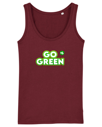 Go green  Burgundy