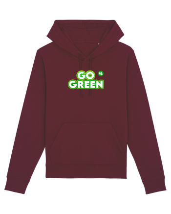 Go green  Burgundy