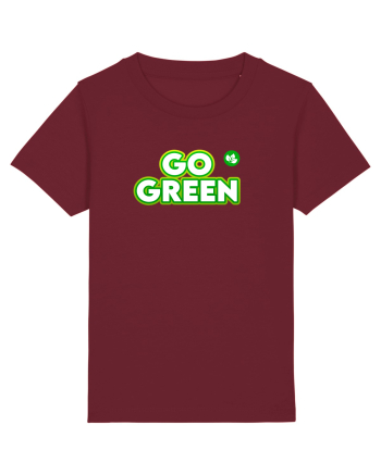Go green  Burgundy