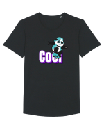 Cool Tricou mânecă scurtă guler larg Bărbat Skater