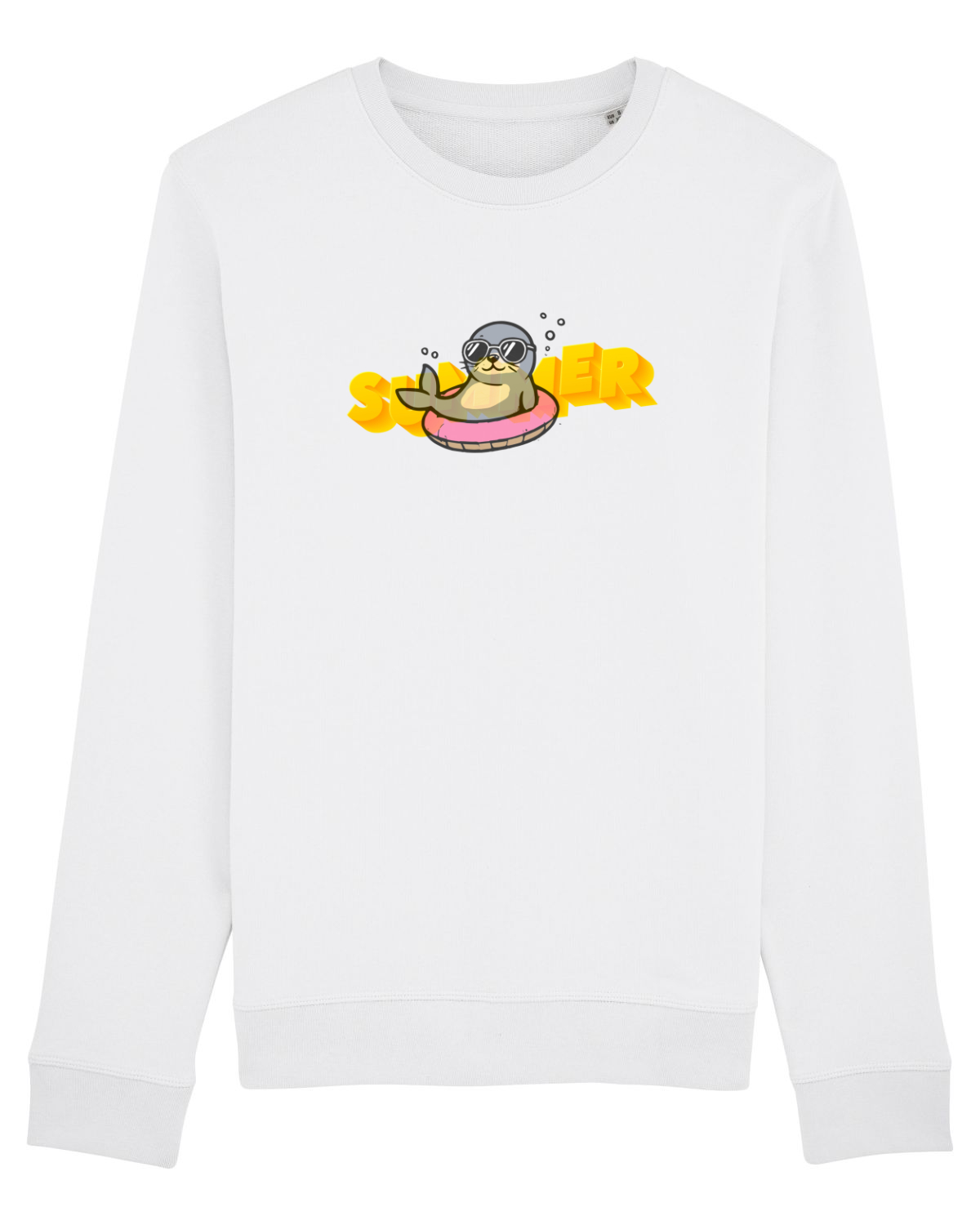 Bluză mânecă lungă Unisex Rise White