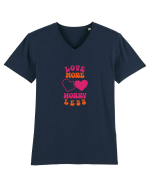 Love more-worry less Tricou mânecă scurtă guler V Bărbat Presenter