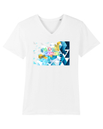 Gamer  Tricou mânecă scurtă guler V Bărbat Presenter